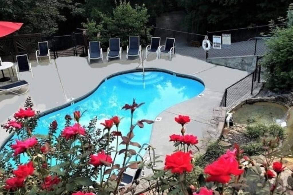 Spacious Smokies Cabin - Hot Tub With Mountain Views 蓋特林堡 外观 照片